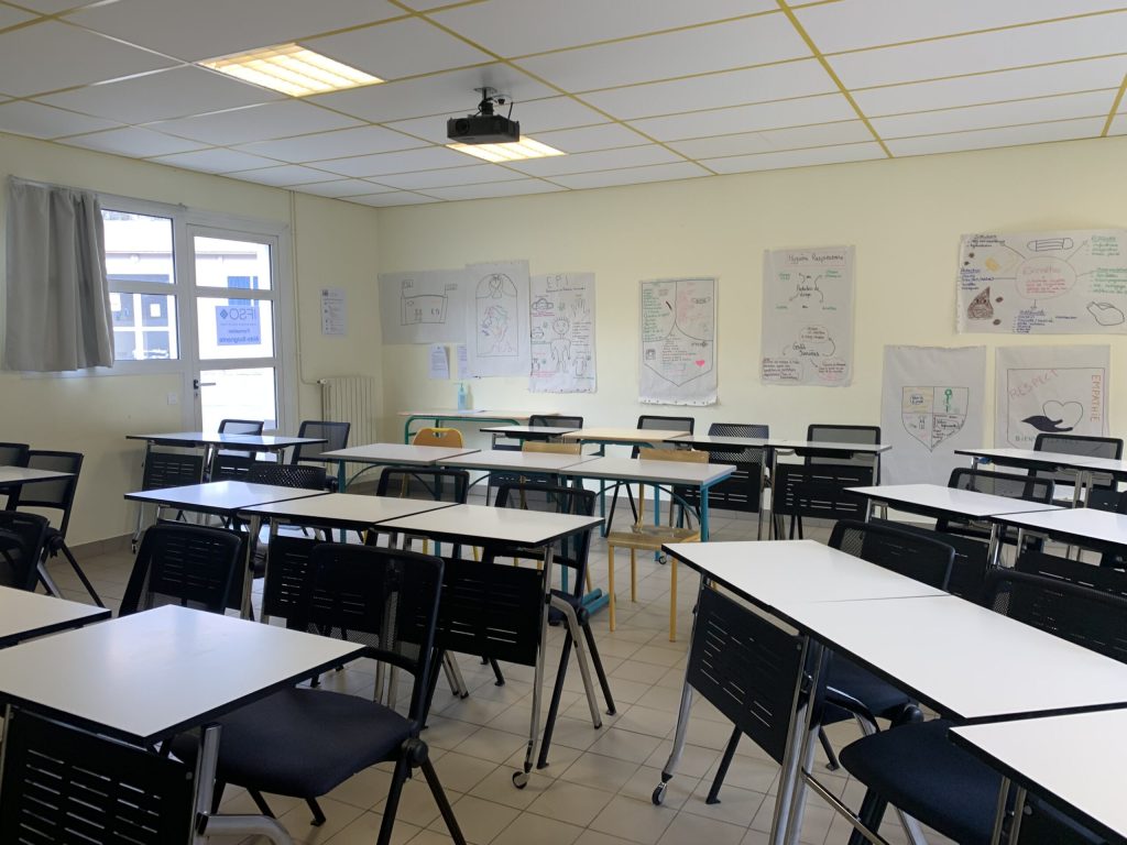 Salle de cours de l'IFAS de Bain-de-Bretagne