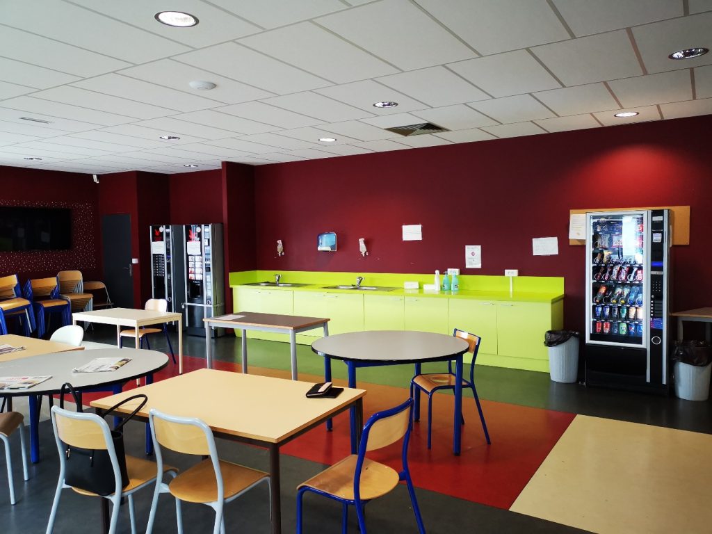 Photo de la salle de pause de l'IFAS de Laval