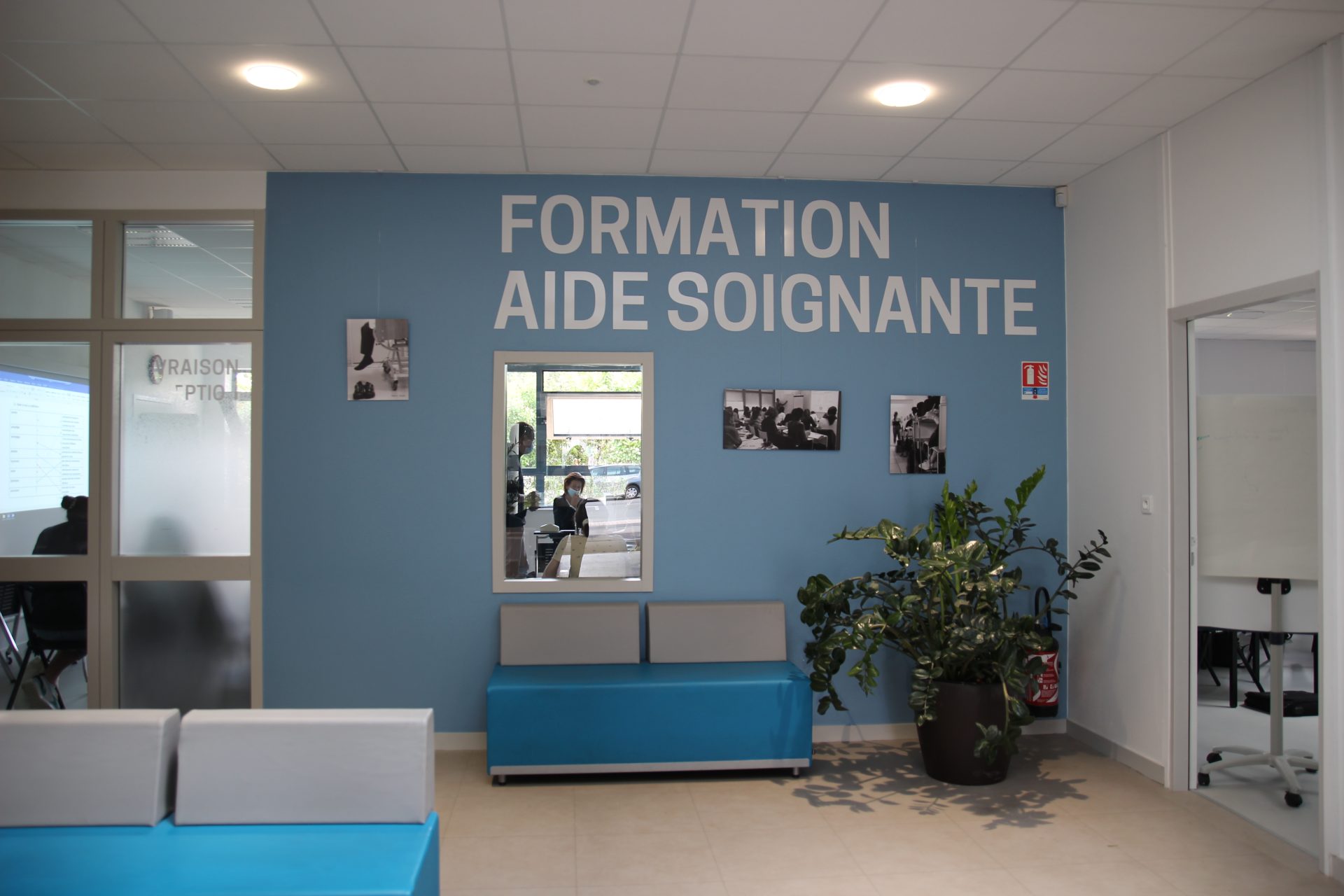 Hall d'accueil de l'IFAS d'Angers